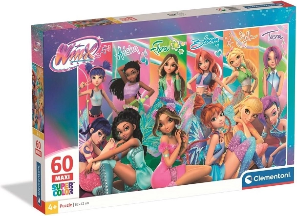 Puzzle Clementoni SuperColor Maxi Winx Club 60 brikker