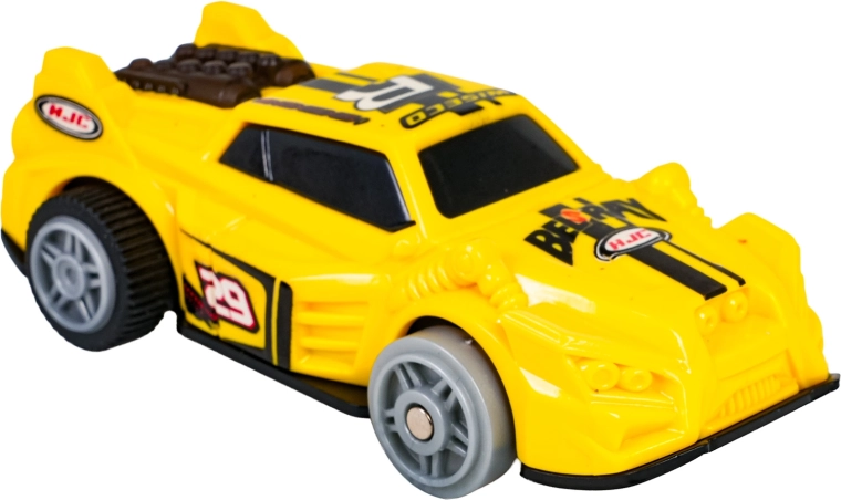 Hurtig lille bil med lys