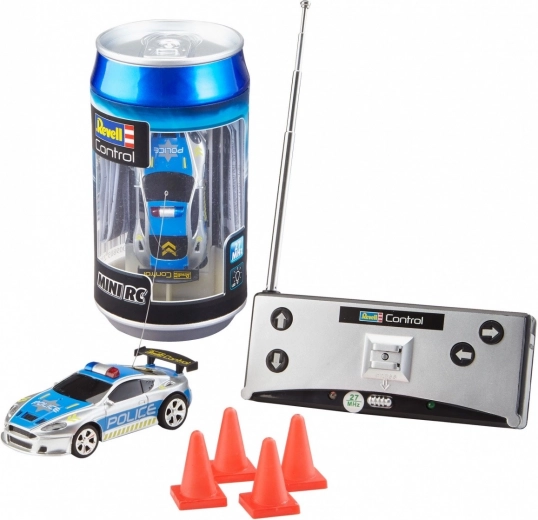Mini RC Politi Bil med fjernbetjening
