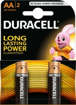 Duracell Basic AA alkalinske batterier 2 stk.