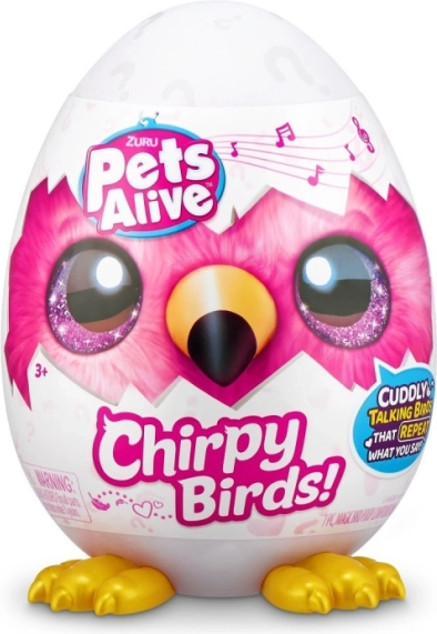 Interaktive maskotter Happy Birds karton 12 stk