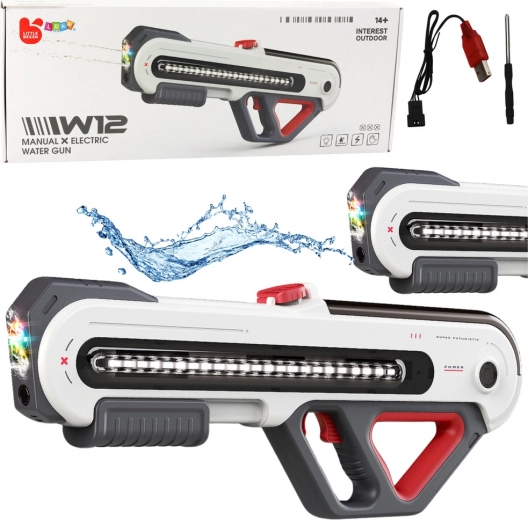 Elektrisk vandblaster W12 med LED-belysning, hvid