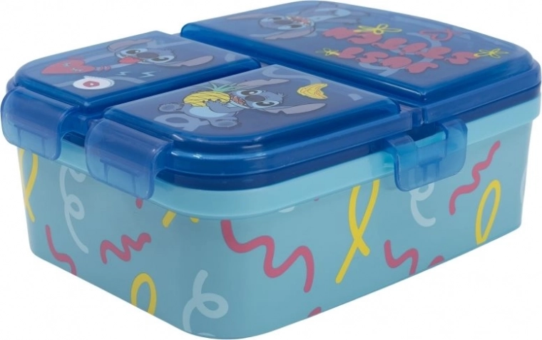 STOR XL madkasse med rum Stitch
