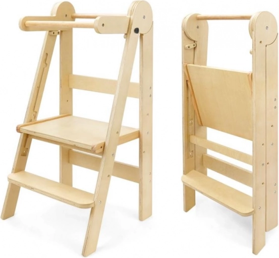 Sammenklappeligt læringstårn LOFTY – naturlig