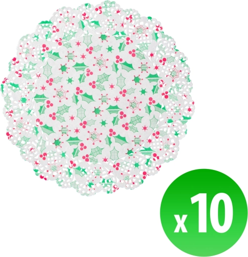 Julepapirserviet under tallerken 26,5 cm - 1 stk.