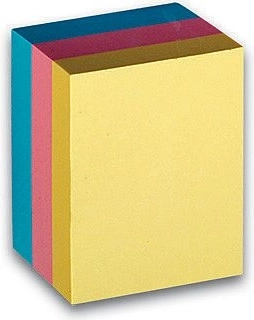 Selvklæbende blok CONCORDE 51 × 38 mm, pastel farver, 300 sedler