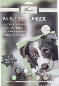 Maling efter tal Hund
