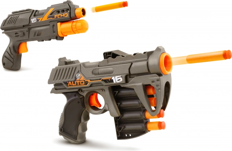 Pistol til skumprojektiler Blackfire Auto Scout og Echo‑1, 21 cm, sæt med 2 stk.