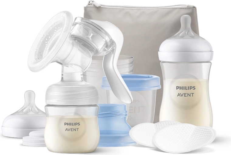 Komplet startsæt til udpumpning, opbevaring og madning