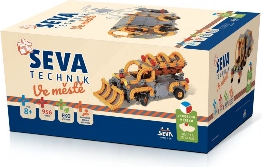 Byggesæt Seva Technik i byen, 956 dele