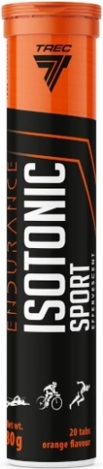 Trec Endurance Isotonic Sport brusende tabletter appelsin 20 tabletter