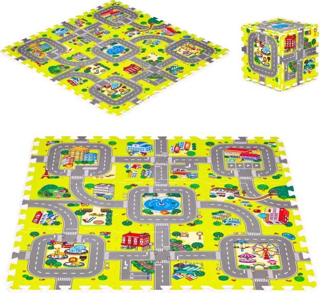 Skumlegeunderlag by – 9 dele 90,5 × 90,5 cm IPLAY