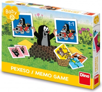 Børne Pexeso Lille Muldvarp fra Dino