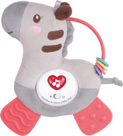 Plys zebra med lys og lyde