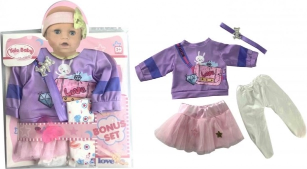 PLEJO Tøjsæt til dukke 40–43 cm