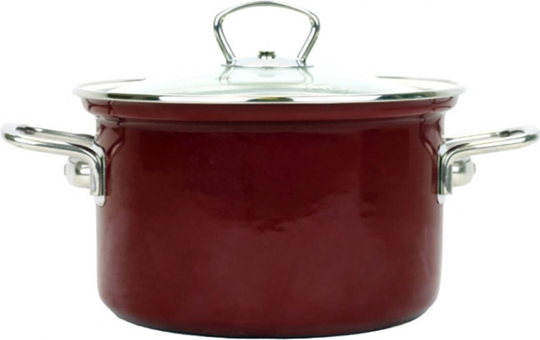 Gryde BELIS Eco-Ceramic 16 cm med glaslåg, 2,1 l