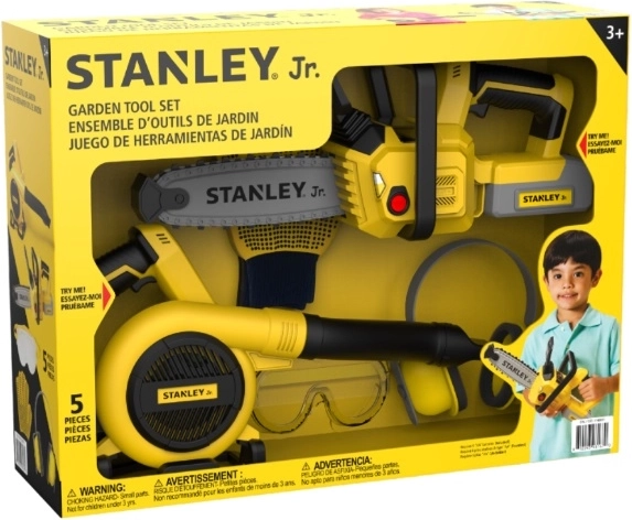 Stanley sæt med børne-løvblæser og motorsav