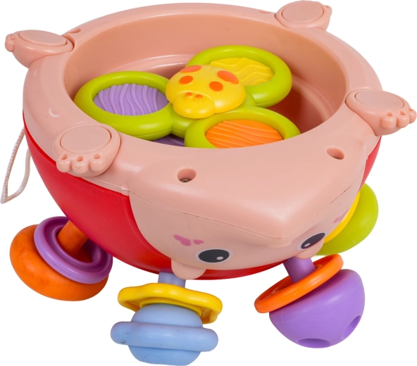 Spinner samt elementer til at trække og trykke