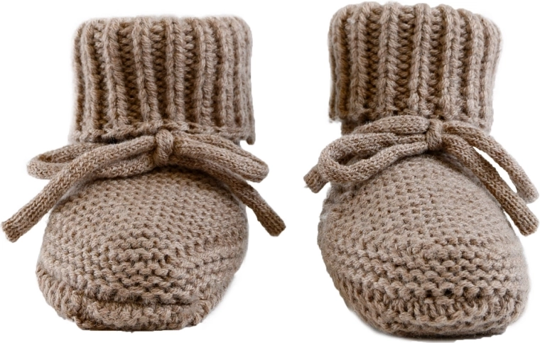 Lodger strikkede merino-futter buffalo 6–12 måneder