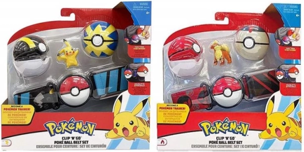 POKÉMON Clip 'N' Go bælte med Poké Balls og figur