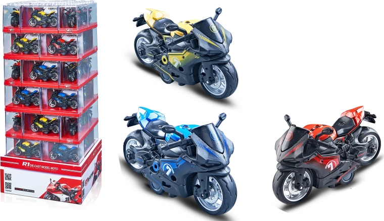 Metalmodel af DUCATI-motorcykel 1:16 – 3 varianter