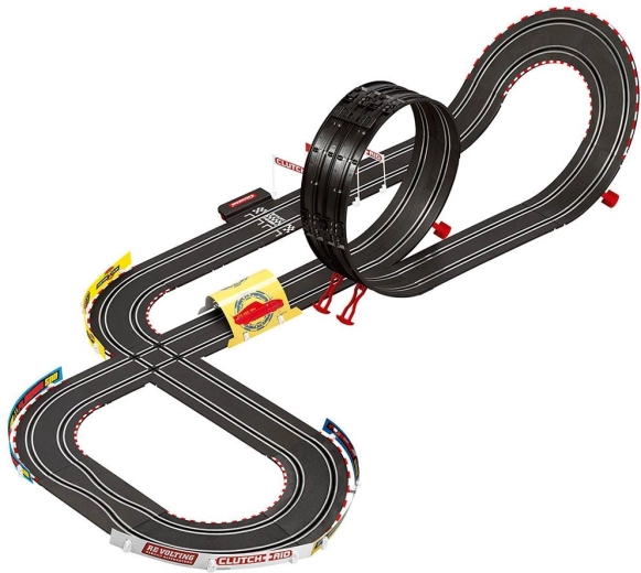 Actionfyldt bane med looping og forhindringer