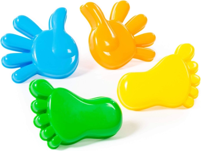 Kreative aftryk af hænder og fødder