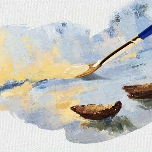 Grundet lærred velegnet til mixed media
