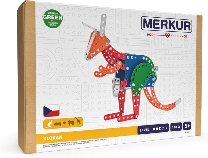 Merkur zoo kænguru, 148 dele