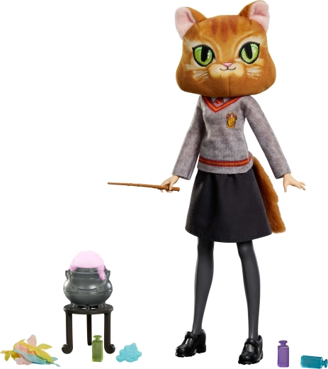 Bevægelig dukke i Hogwarts-uniform