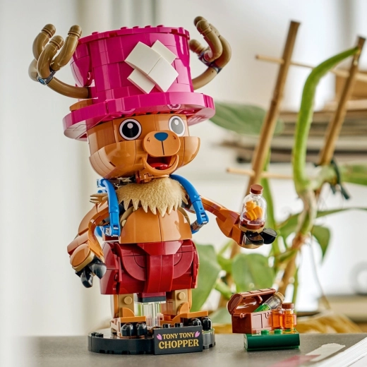 Bevægelig Chopper-figur på udstillingsstand