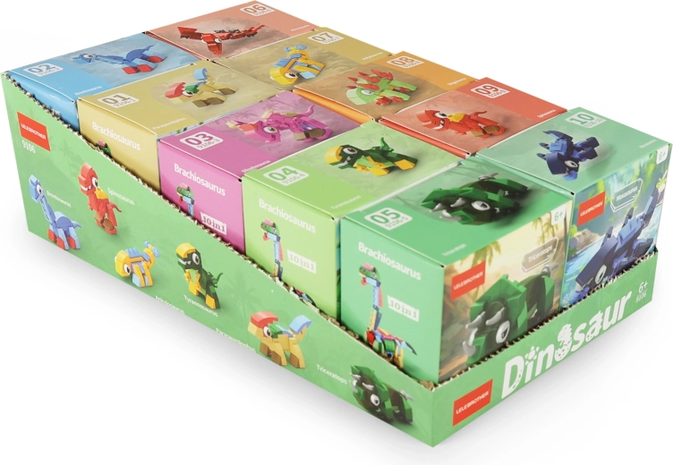 Samlerkollektion med dinosaurer