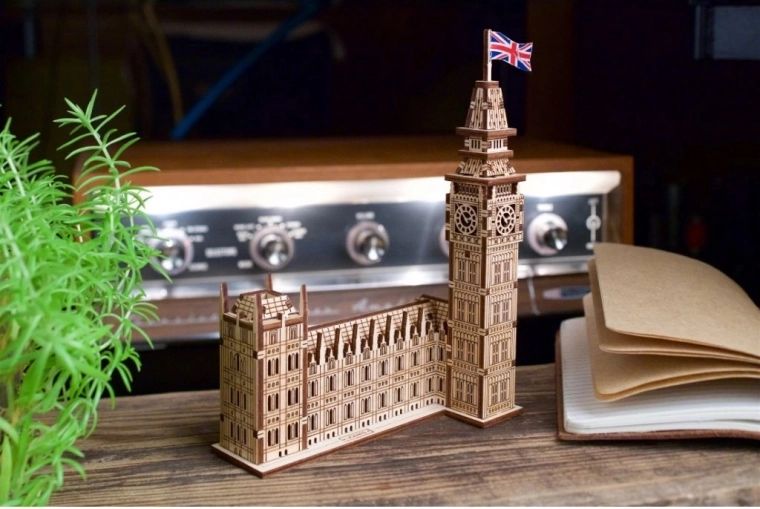 Ikoniske Big Ben som stilfuld dekoration