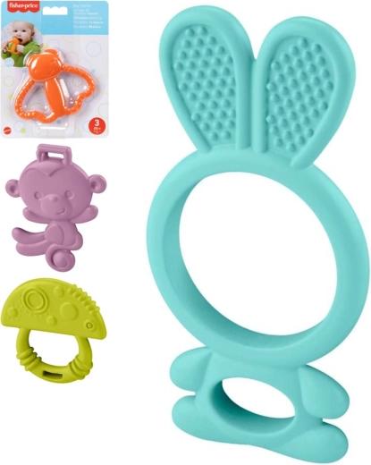 Fisher-Price-silikonebidering til babyer - 1 stk.
