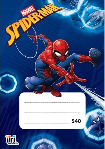 Skolehæfte A5 Spiderman 540 uden linjer (40 blade)