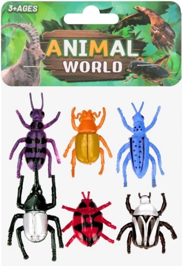Insektfigurer Animal World (6 stk.)