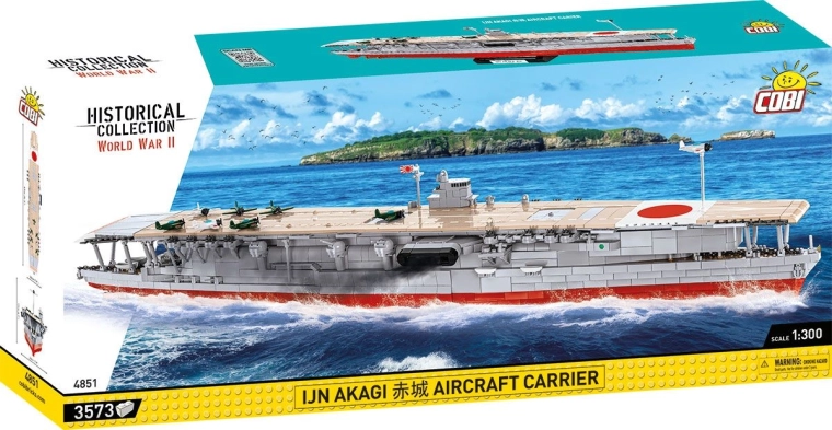 Cobi IJN Akagi hangarskib 1:300 (3573 dele)
