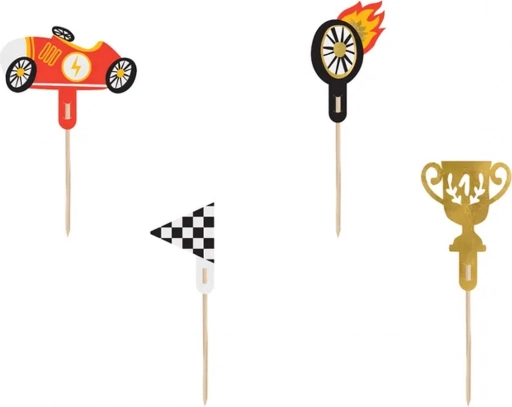 Muffinsdekorationer Cars 12 cm