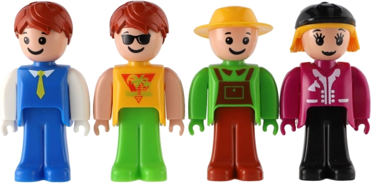 Fire alsidige figurer til endeløs leg