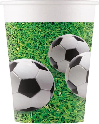 Papkrus Fodbold 200 ml, 8 stk.