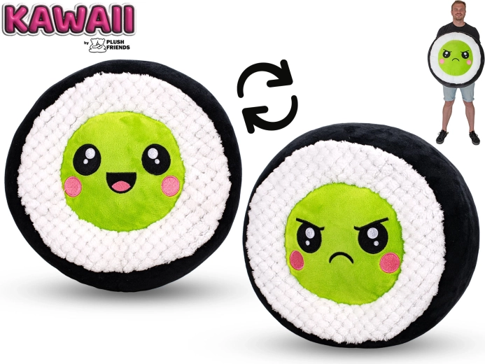 Plys-sushi avocado 60 cm Plush Friends Kawaii - 1 stk.