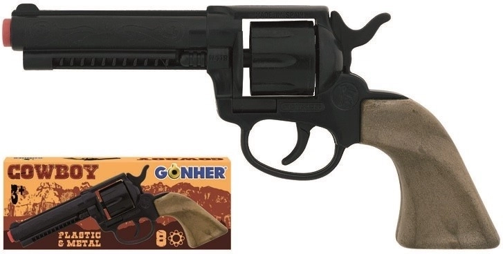 Plastisk cowboyrevolver GONHER