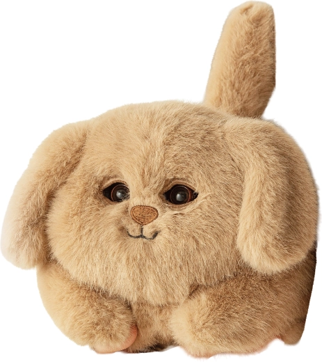 Blinkende hundehvalp med effekter 22 cm - 1 stk.