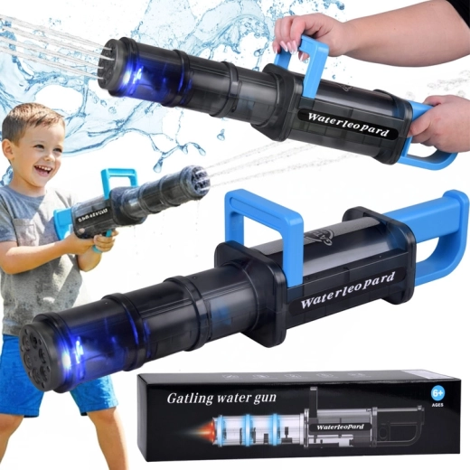 Elektrisk vandpistol med LED-belysning Waterleopard, automatisk pumpning