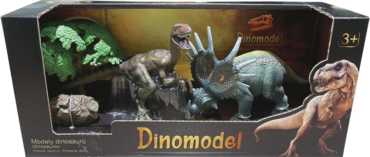 Dinosaurverden – sæt med dinosaurfigurer, 4 typer