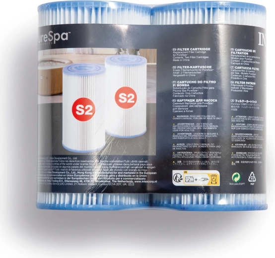 Filter til INTEX PureSpa S2 spapumpe, sæt med 2 stk.