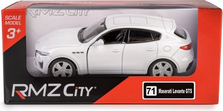 Metalmodelbil MASERATI Levante GTS 2019 1:32 hvid – RMZ City