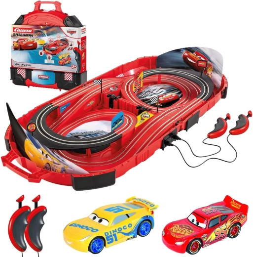 Carrera Speed Arena Disney Pixar Cars-racerbane i kuffert