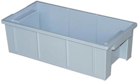 Plastisk reolskuffe 20 × 40 × 12 cm, bæreevne 10 kg