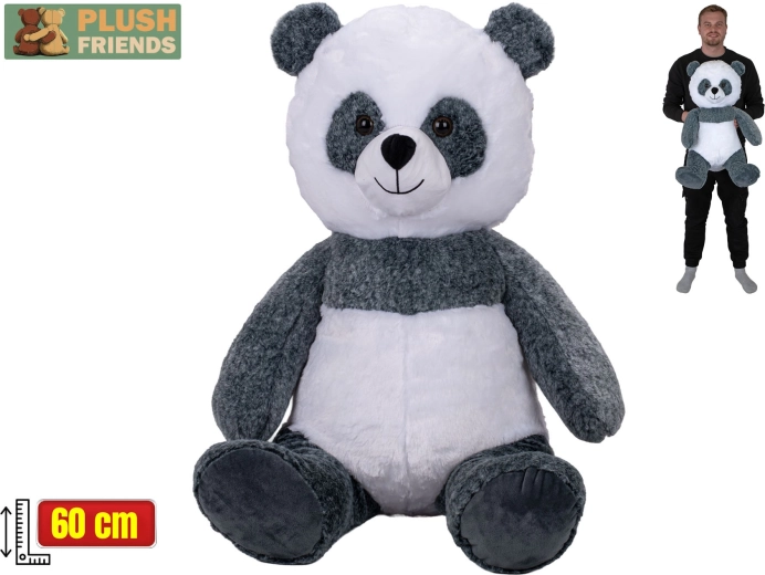 Plush Friends plysjpanda, siddende 60 cm